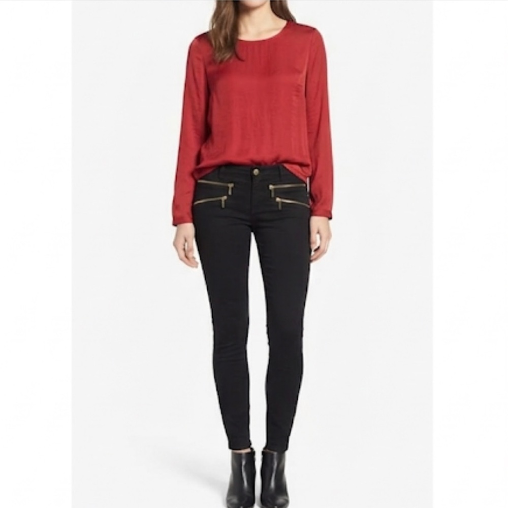 Michael Kors Black Gold Zipper Accents women’s size 2